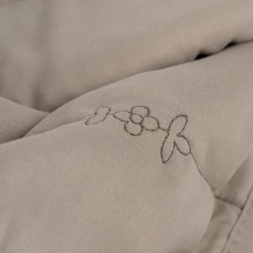 Cuvertură taupe matlasată 240x260 cm – Ixia