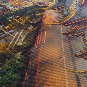 Tablou - Qintai Road, Chengdu, China (120x50 cm)