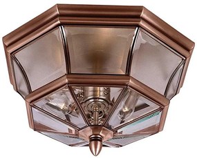 Quoizel QZ-NEWBURY-F-AC - Plafonieră de exterior NEWBURY 3xE14/60W/230V IP44