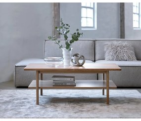 Măsuță de cafea cu blat cu aspect de lemn de stejar 60x120 cm Ponza – Unique Furniture