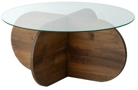 Măsuță de cafea Bubble Walnut