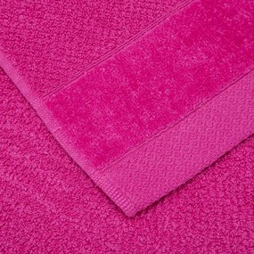 Set 2 prosoape de mâini frotir VITO, magenta, 50 x 90 cm