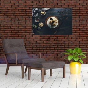 Tablou cu desert pe masă (90x60 cm)
