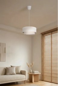 Brilagi - Pendul LED pe cablu BOHO ECO 1xE27/10W/230V Ø 40 cm crem
