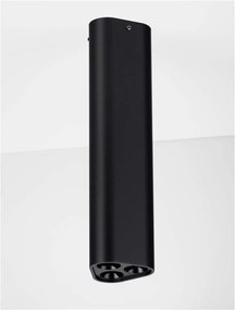 Plafoniera LED tip spot ETHO negru/20cm