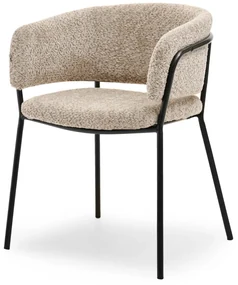 Scaun Sorento (bej închis + negru). Promo -9%. 1111274