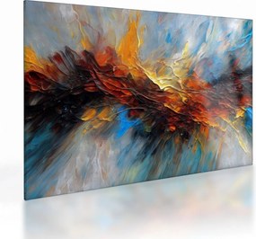Tablou pe sticlă - Textura culorii (70x50 cm)