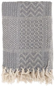 Pătură Bloomingville Throw, 130 x 160 cm, gri