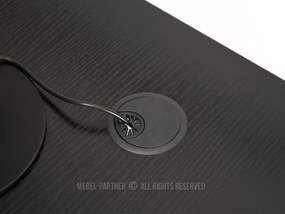 Masă PC Matts C (lemn negru + negru). 1109794