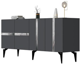 Dulap Vekika 1 (antracit + arigintiu) . 1093524