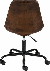 Scaun cu roți pentru birou Storaa Dennis, maro