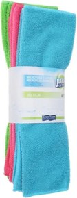 Lavete din microfibră Ultra Clean 30x30 cm – set 6 bucăți, multicolor, curățare eficientă