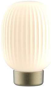 Lampă LED tactilă dimabilă de masă LATTE LED/1,8W/5V USB 2000 mAh auriu/alb