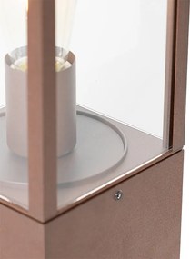 Lampă de podea industrială pentru exterior maro ruginiu 40 cm IP44 - Charlois