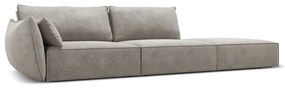 Șezlong gri deschis (cu colț pe partea stângă ) Vanda – Mazzini Sofas