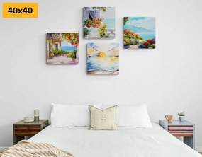 Set tablouri răsărit de soare la mare