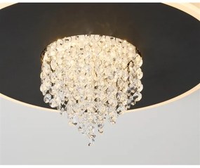 Searchlight 21126-32BK - Plafonieră LED dimerizabilă DELUGE 20W/230V Ø 31,5 cm negru