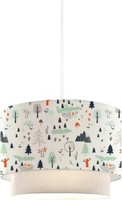Lustra AYD-3391, multicolor, material textil/metal, 30x20x70 cm