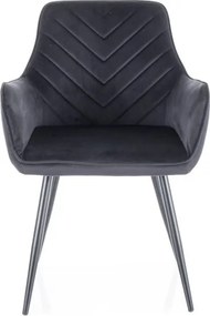 Scaun de dining tapiTat FIGO, negru