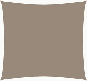 vidaXL Pânză parasolar, gri taupe, 4x4 m, țesătură oxford, pătrat