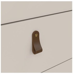 Comodă grej 82x99x38 cm Madrid – Tvilum