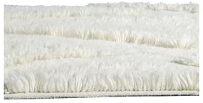 Covor tip traversă alb lavabil/țesut manual din lână 70x200 cm Enkang Ivory – Lorena Canals
