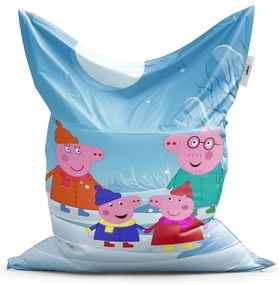 Sac de șezut Classic Peppa Pig familie - pentru copii, colorat