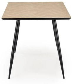 Masa Berto natur/negru L120 cm