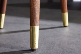 Masuta auxiliara design unicat Alcasar 50cm, auriu antic