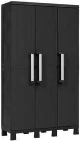 Dulap GARAGE MIDI TRIO HIGH - negru