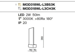 Aplica LED design modern Ornate alama