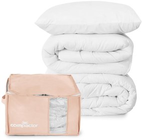 Cutie de depozitare pentru haine din plastic cu vacuum 42x40x25 cm Pink Edition – Compactor