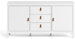 Comodă albă joasă 151x80 cm Madrid – Tvilum