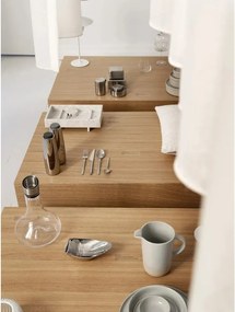 Furculițe pentru desert negre din oțel inoxidabil 4 buc. pentru 4 persoane Stella – Blomus