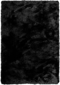Covor Home affaire Valeria, blana artificiala negru 160/230 cm
