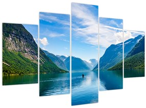 Tablou - Lacul Lovatnet (150x105 cm)