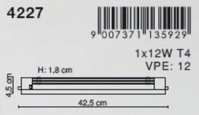 Aplica cu neon Profi II 4227 GL