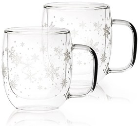 Pahare termo 4Home Hot&Cool Snowflake 350 ml,2 buc.