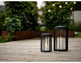 Felinar cu LED negru cu USB (înălțime 35 cm) Firefly – Zone