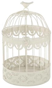 COLIVIE DECORATIVA FREDERIQUE, 19X30 CM, METAL, ALB