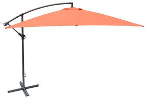 Umbrelă de grădină metalică 270 cm - teracotă