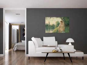 Tablou - Camille Pissarro, The Bather, reproducere (90x60 cm)