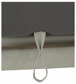 Set canapea cu spaţiu de depozitare, gri deschis, material textil, dreapta, BUTON R