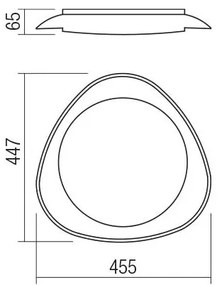 Plafonieră LED Redo 05-922 VERENA LED/24W/230V antracit