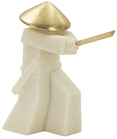 Decorațiune Samurai Toku Quarzy, 34X12X30 cm, Mauro Ferretti