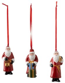 Decorațiuni de agățat de Crăciun, Moș Crăciun, 3 buc, colecția Nostalgic Ornaments - Villeroy & Boch