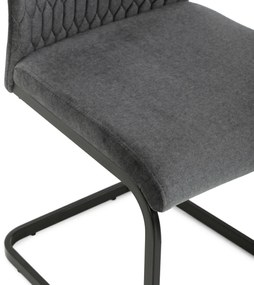 Set de scaune de sufragerie DCL-X7018 GREY2, 4 buc