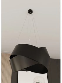 Lustră pe cablu VIENO 2xE27/15W/230V negru