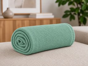 Patura fleece FLEORA, mentolova Dimensiune: 150 x 200 cm
