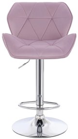 HR111W Scaun Mov Velur Bază Cromata